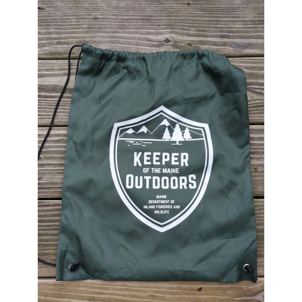 Maine Department Of Inland Fisheries And Wildlife Drawstring Bag